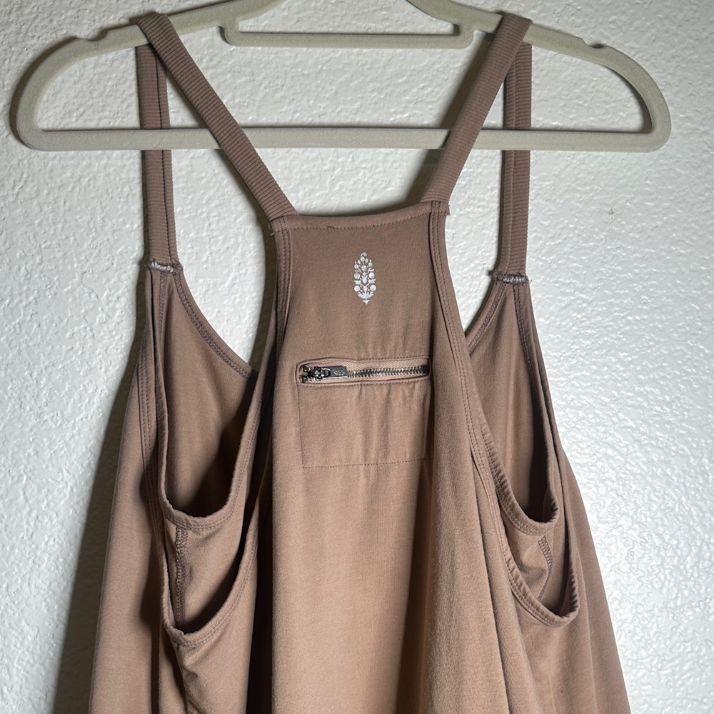 Free People Brown Tank Pocket Dress - Picture 4 of 5